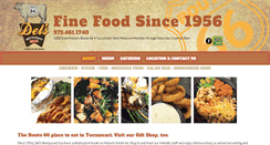 Desktop Screenshot of delsrestaurant.com